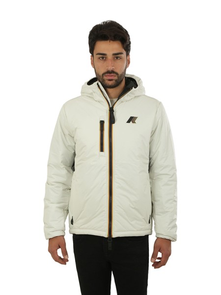 Giubbino K-Way Annecy lt White Gardenia