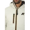 Giubbino K-Way Annecy lt White Gardenia