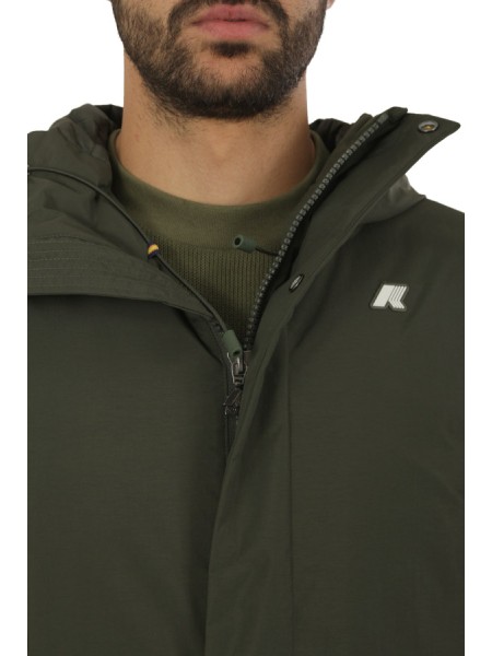 Giubbino K-Way Thomas Warm Ottoman Green