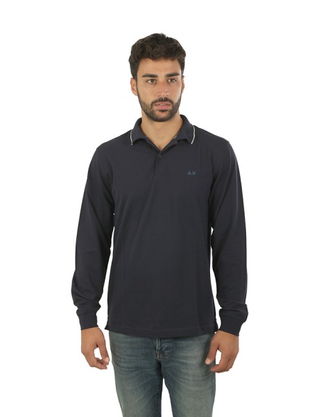 Polo SUN68 Blu Navy
