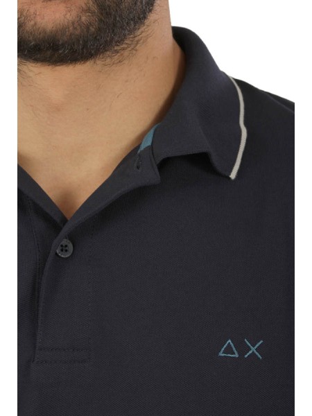 Polo SUN68 Blu Navy