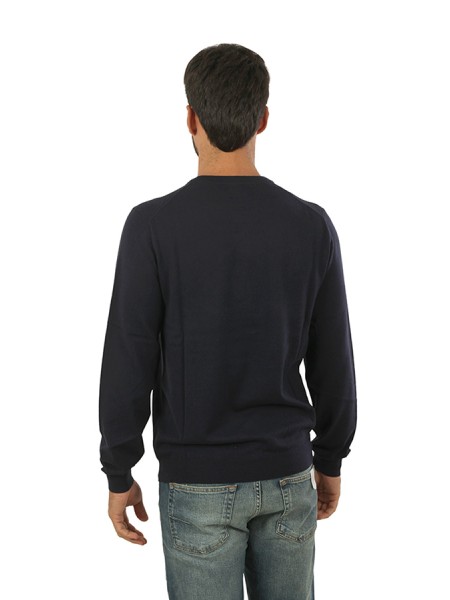 Maglia SUN68 girocollo Blu Navy