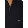 Maglia SUN68 Mezza Zip Blu Navy
