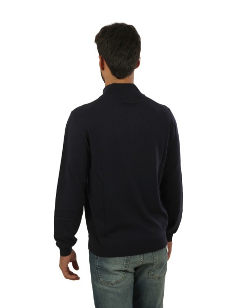 Maglia SUN68 Mezza zip 50%la 50%co