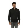 Maglia SUN68 Mezza Zip Nero