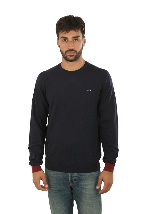 Maglia SUN68 Blu Navy