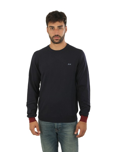 Maglia SUN68 Blu Navy