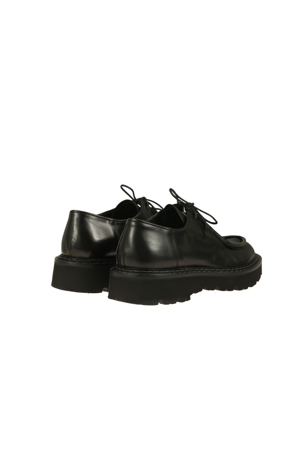 Scarpe Pawelk's paraboot in pelle suola in gomma Nero