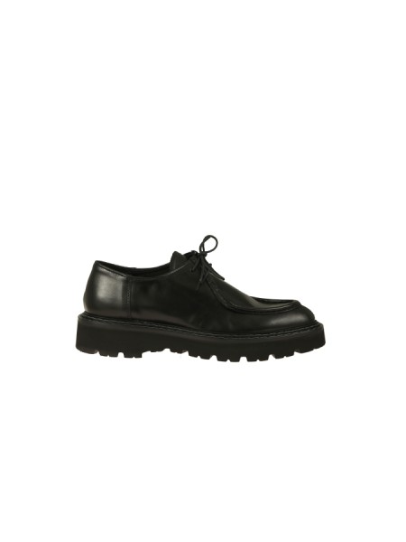 Scarpe Pawelk's paraboot in pelle suola in gomma Nero
