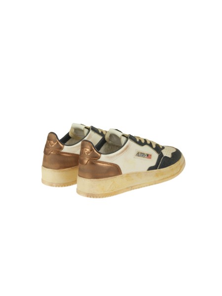 Sneakers Autry Medalist Low Super Vintage Bianco/Blu/Marrone