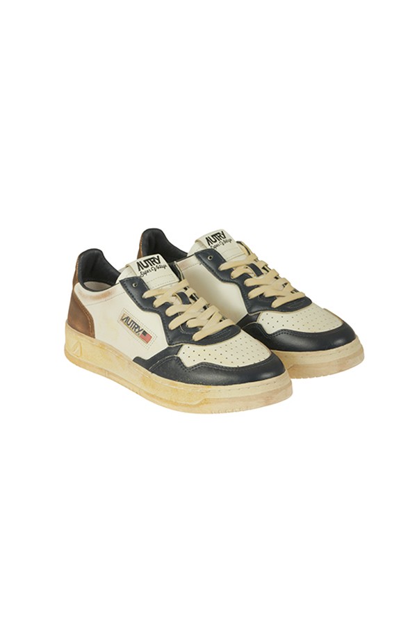 Sneakers Autry Medalist Bianco/Blu/Marrone