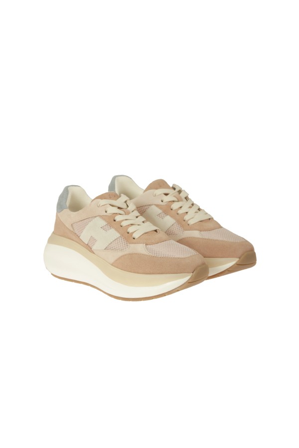 Sneakers Hogan Maxi Rosa/Beige