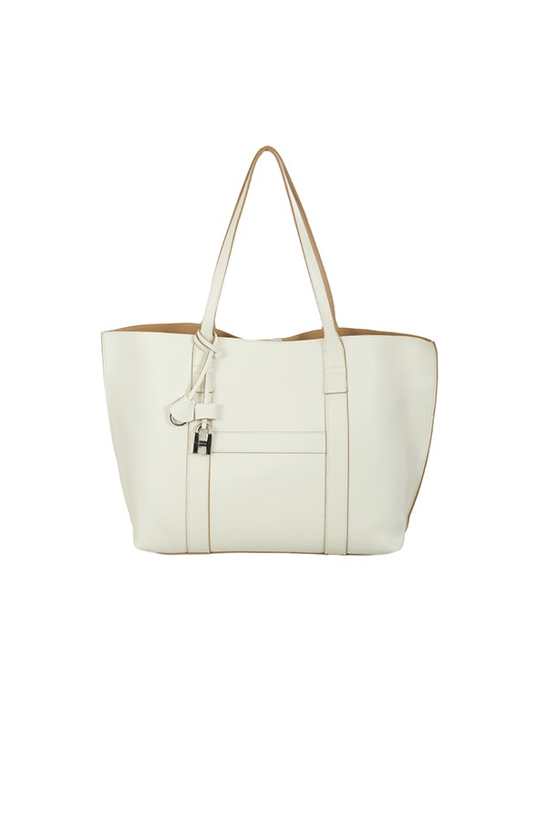 Borsa Hogan Shopping Bag Script Media Avorio