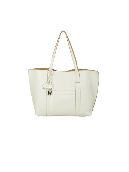 Borsa Hogan Shopping Bag Script Media Avorio