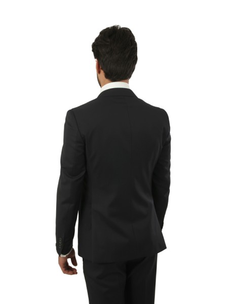 Abbigliamento con gilet monopetto Blu