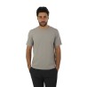 T-shirt Herno in Jersey Voile Crêpe Grigio Chiaro