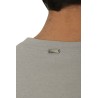 T-shirt Herno in Jersey Voile Crêpe Grigio Chiaro