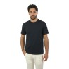T-Shirt Herno In Superfine Cotton Stretch Blu