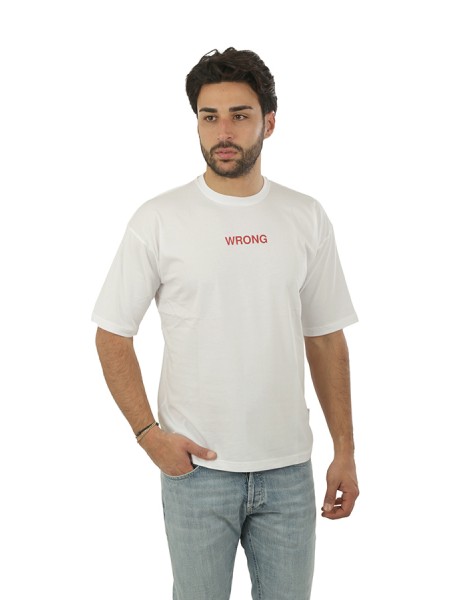 T-Shirt Aspesi in Jersey di Cotone Bianco