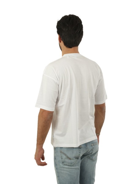 T-Shirt Aspesi in Jersey di Cotone Bianco