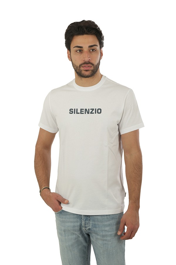 T-Shirt Aspesi in Jersey di Cotone Bianco
