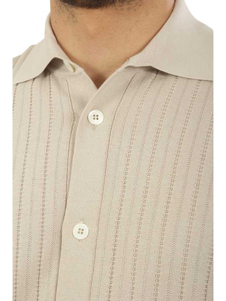 Camicia Brunello Cucinelli in Maglia Juta