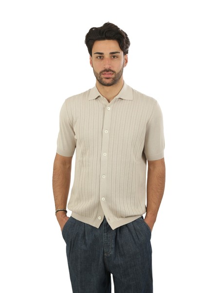 Camicia Brunello Cucinelli in Maglia Juta