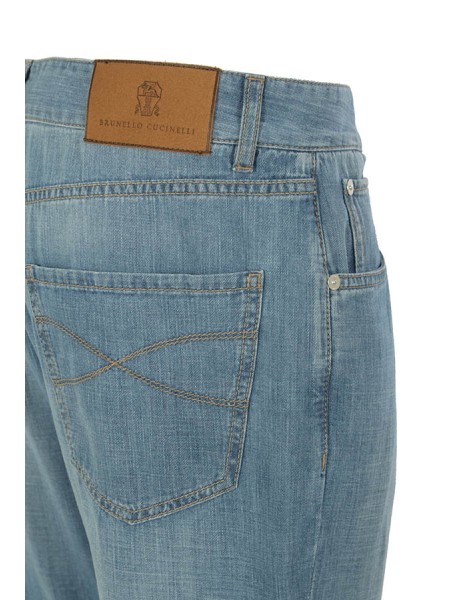 Jeans Brunello Cucinelli Denim Chiaro