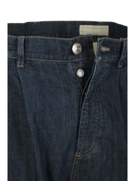 Pantalone Brunello Cucinelli Denim Scuro