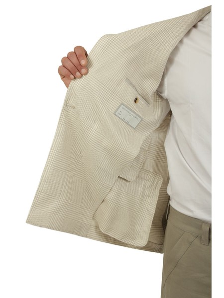 Giacca Brunello Cucinelli Decostruita Principe di Galles Yuta