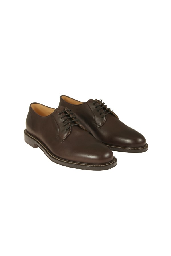 Scarpa Brunello Cucinelli Derby Stringate Testa di Moro