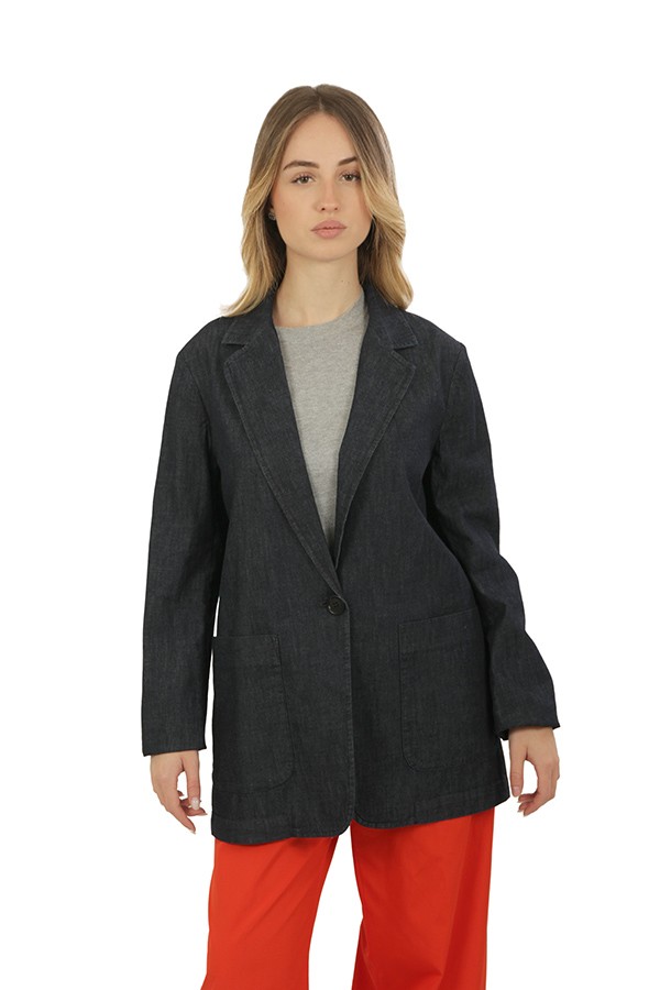 Abbigliamento monopetto in denim 100%co