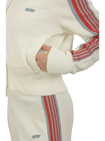 Felpa Autry con Zip White