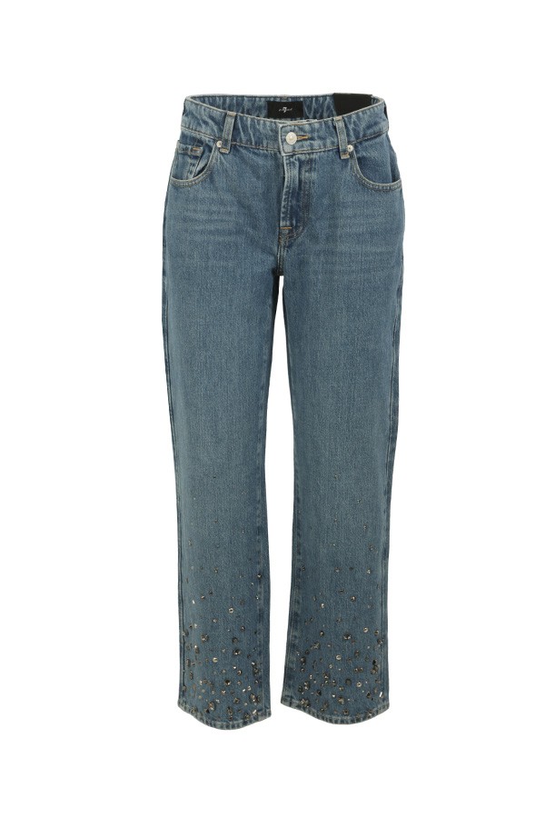 Jeans 7 For All Mankind Calie Straight Ankle Medio