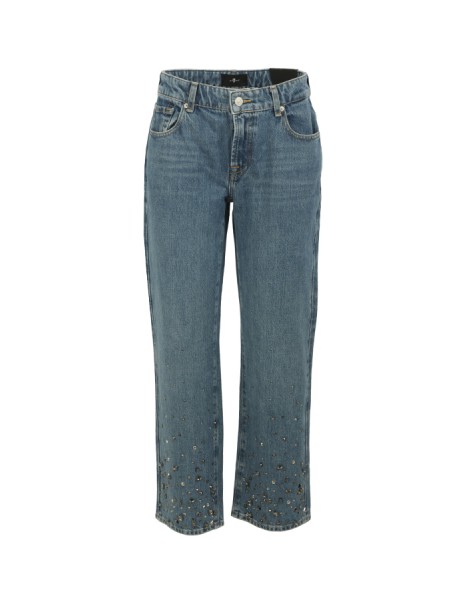 Jeans 7 For All Mankind calie straight ankle 100%co