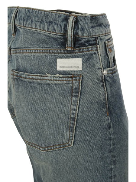 Jeans Nine in the Morning Nathan Straight Denim Medio