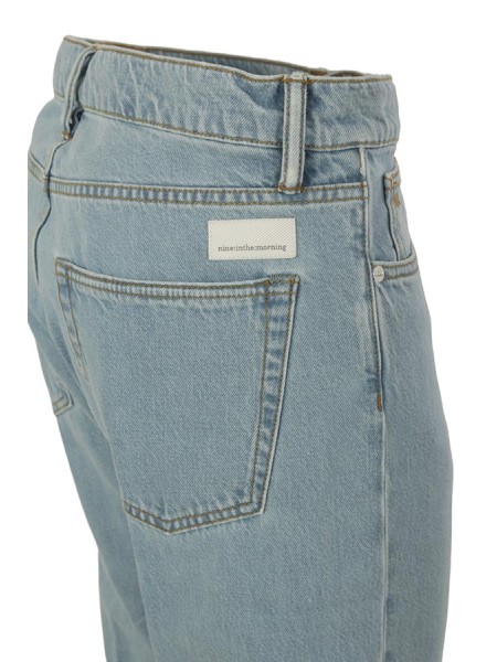 Jeans Nine in the Morning Nathan Straight Denim Chiaro