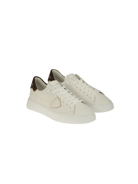 Sneakers Philippe Model Temple Bianco/Marrone