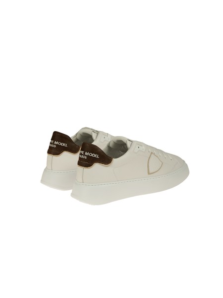 Sneakers Philippe Model Temple Bianco/Marrone