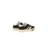 Calzature sneaker tomaia in suede con dettagli in pelle fondo gomma
