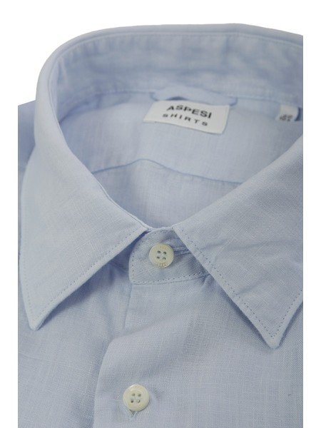 Camicia Aspesi in Lino Azzurro
