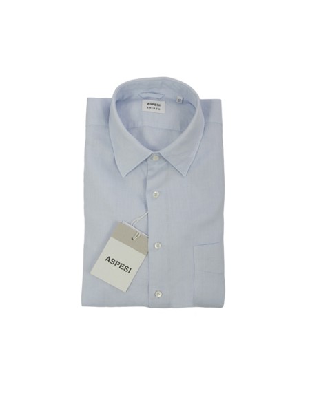 Camicia Aspesi in Lino Azzurro