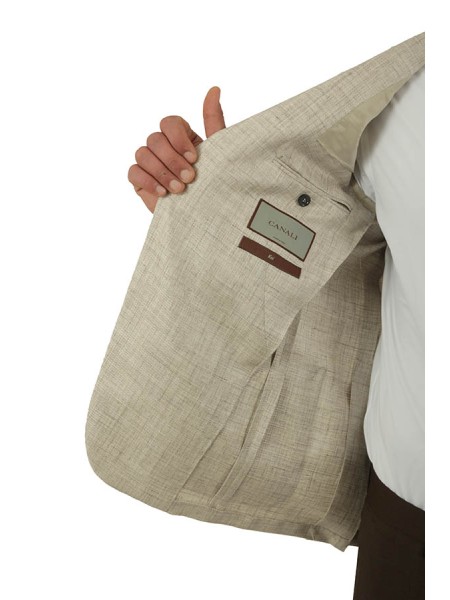 Giacca Canali Grigio Chiaro