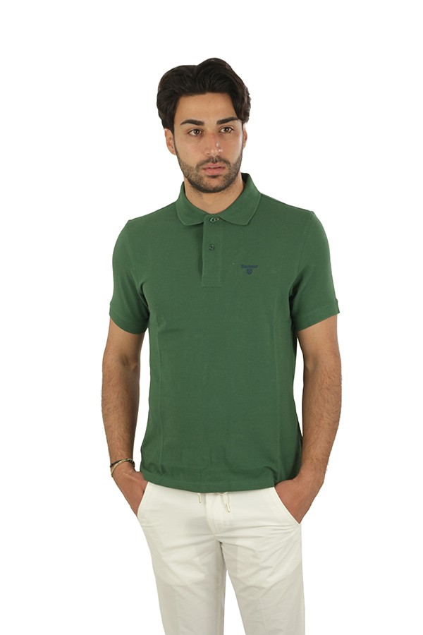 Polo Barbour Sports Racing Green