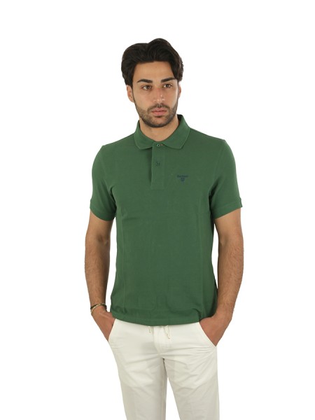 Abbigliamento m/m lightweight sports realizzata in piqué dettagli a costine su colletto e polsini 100%co