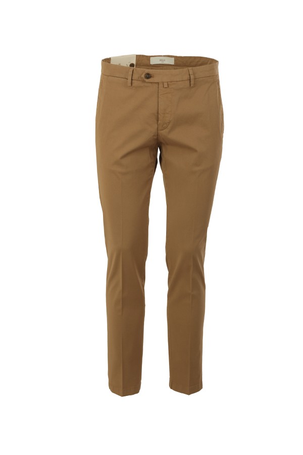 Pantalone Briglia in Gabardina Cognac