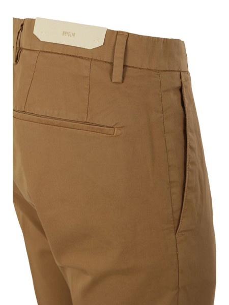 Pantalone Briglia in Gabardina Cognac
