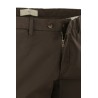 Pantalone Briglia in Raso di Cotone Testa di Moro