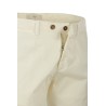 Pantalone Briglia in Raso di Cotone Latte