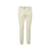 Pantalone Briglia in Raso di Cotone Latte